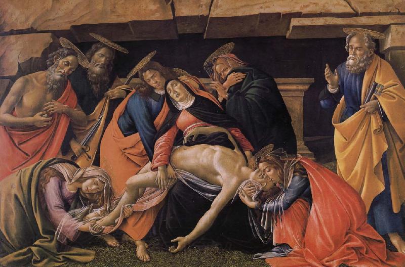 Sandro Botticelli Christ died Spain oil painting art